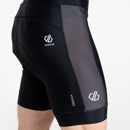 Men's Ecliptic II Reflective Cycling Shorts Black