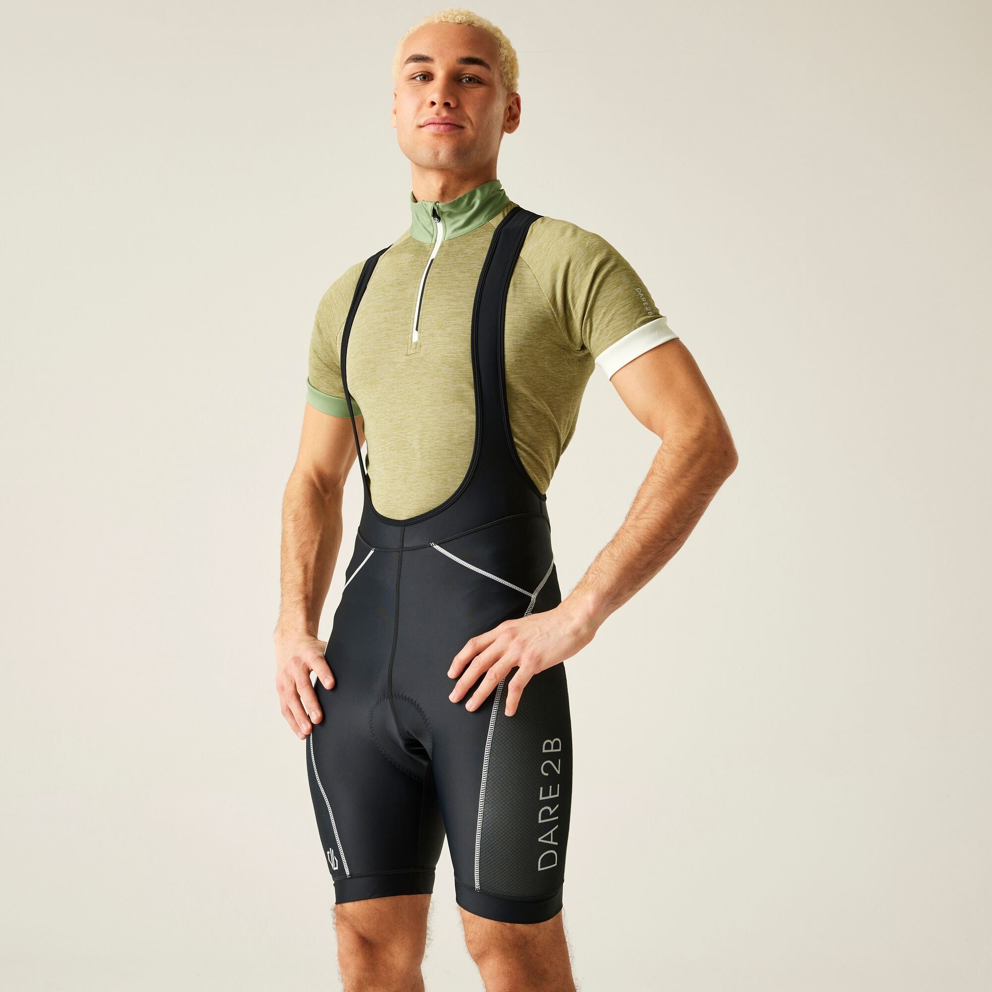 Dare 2B Men's Black Ecliptic Gel Bibbed Short Size: Xs