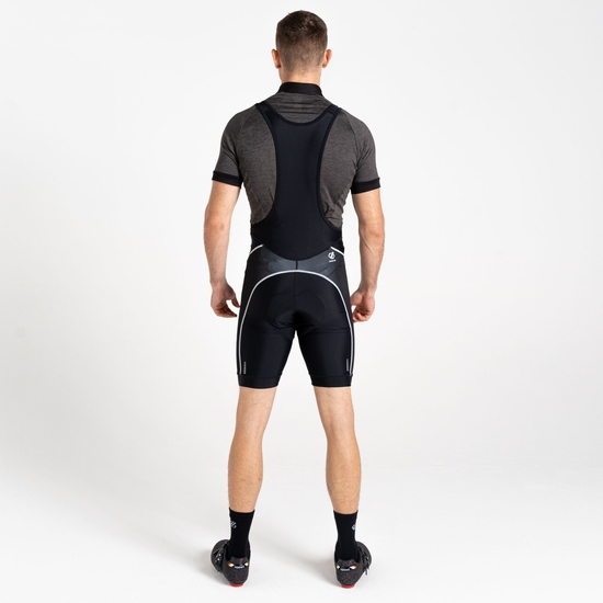 Men's Ecliptic Gel Bibbed Short Black