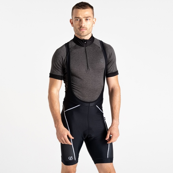 Men's Ecliptic Gel Bibbed Short Black