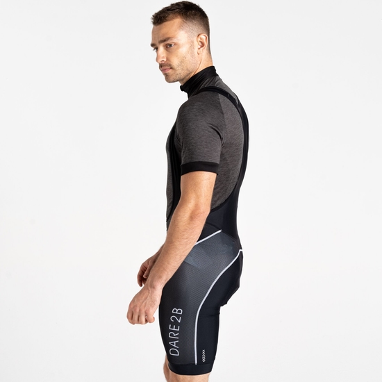 Men's Ecliptic Gel Bibbed Short Black