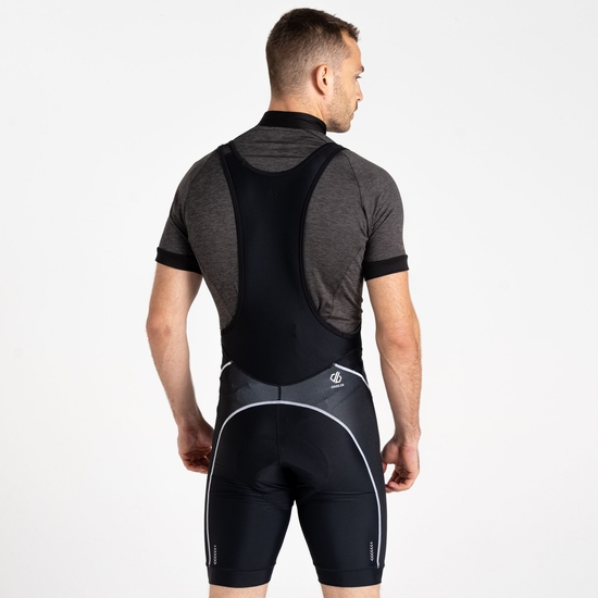 Men's Ecliptic Gel Bibbed Short Black