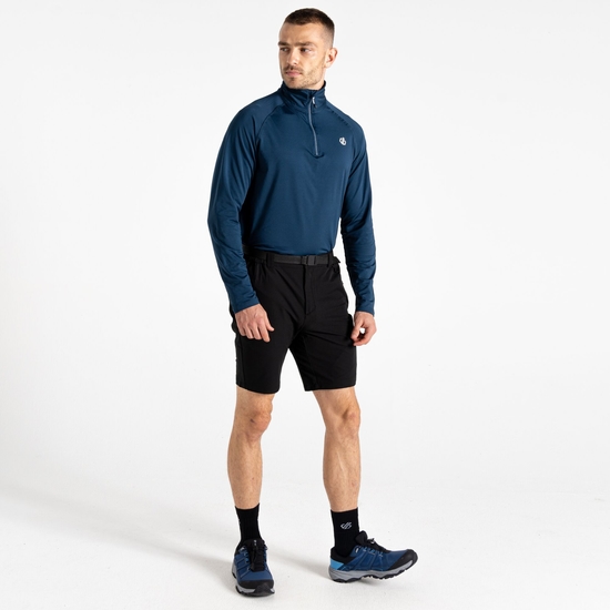 Tuned In Pro leichte Shorts für Herren Schwarz