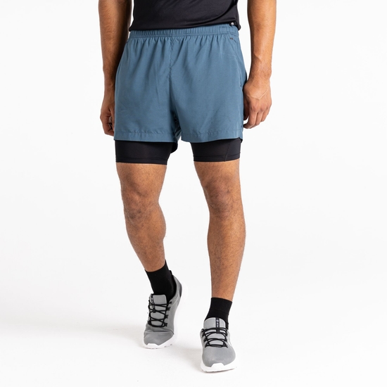 Recreate II Homme Short 2-en-1 Gris