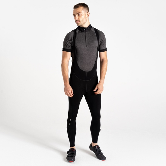 AEP Virtuous Homme Cuissard de cyclisme à bretelles Noir