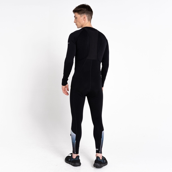 Men's AEP Virtuous Bibbed Cycling Tight Black Print