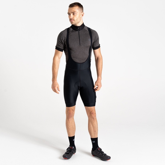 AEP Virtuous Homme Short de cyclisme à bretelles Noir
