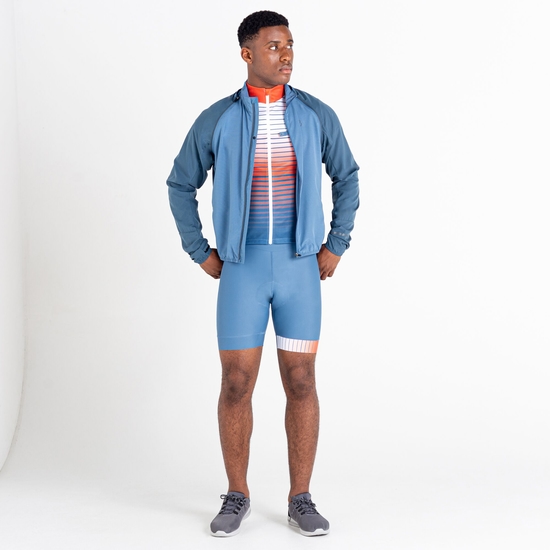 Men's AEP Virtuous Cycling Shorts Stellar Blue Print