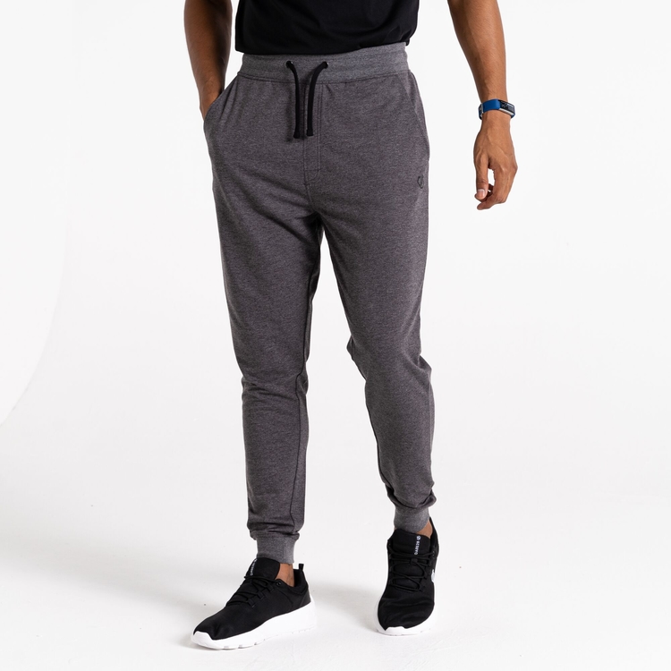 Men s Recharging Drawstring Joggers Charcoal Grey Marl
