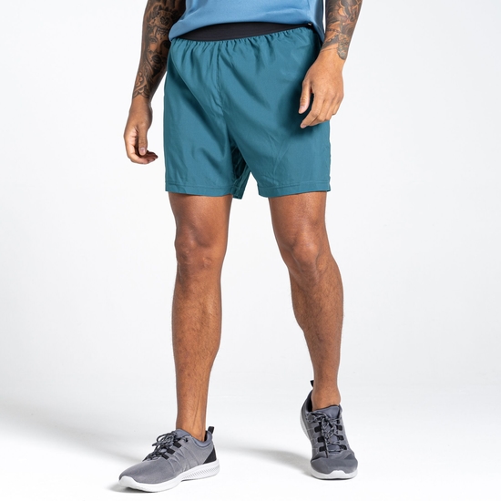 Men's Accelerate 7 Inch Fitness Shorts Mediterranean Green