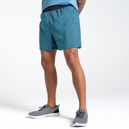 Men's Accelerate 7 Inch Fitness Shorts Mediterranean Green