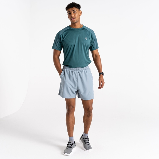 Men's Work Out Shorts Slate Grey