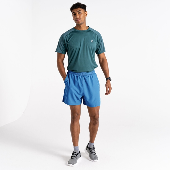 Men's Work Out Shorts Deep Water