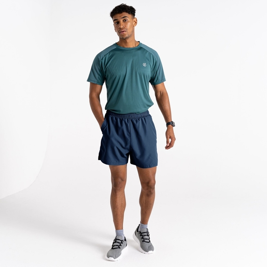 Men's Work Out Shorts Moonlight Denim