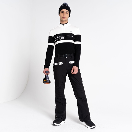 Men's Outgoing II Knitted Sweater White Black