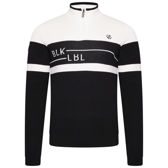 Men's Outgoing II Knitted Sweater White Black