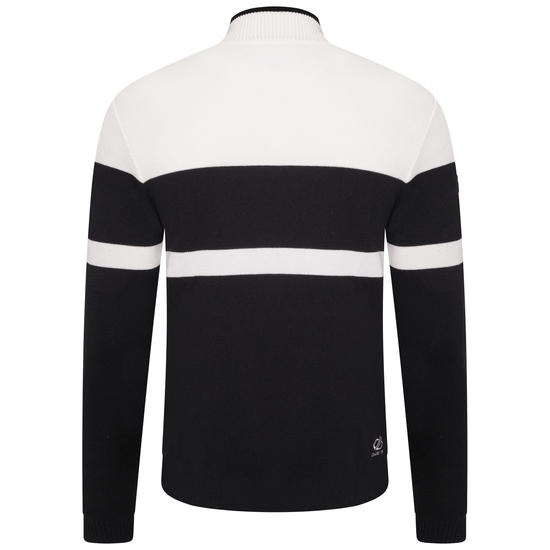 Men's Outgoing II Knitted Sweater White Black