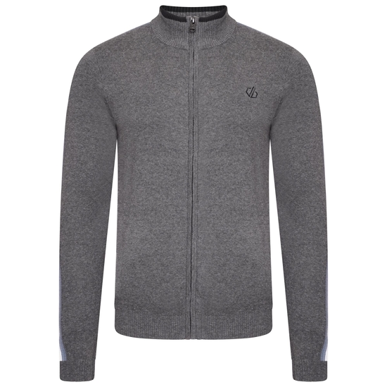 Men's Dutiful II Full Zip Sweater Charcoal Grey Marl