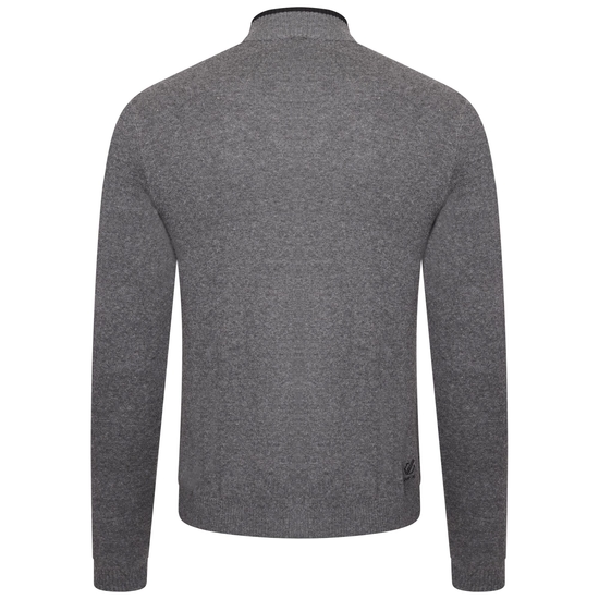 Men's Dutiful II Full Zip Sweater Charcoal Grey Marl