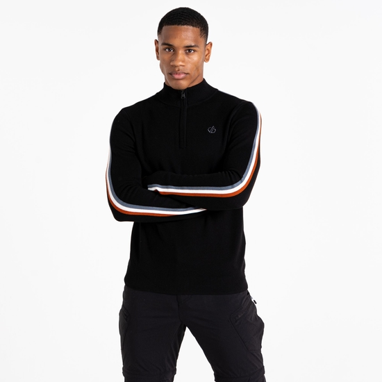 Men's Dutiful II Half Zip Sweater Black