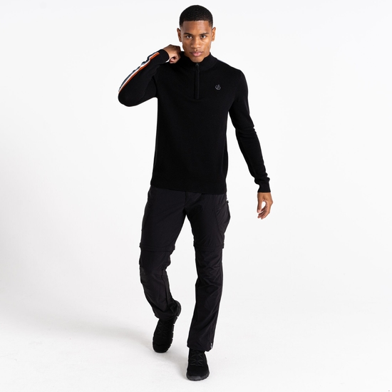 Men's Dutiful II Half Zip Sweater Black