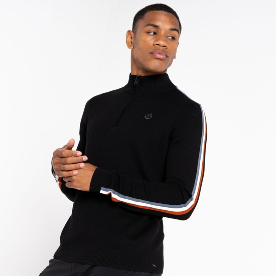 Men's Dutiful II Half Zip Sweater Black