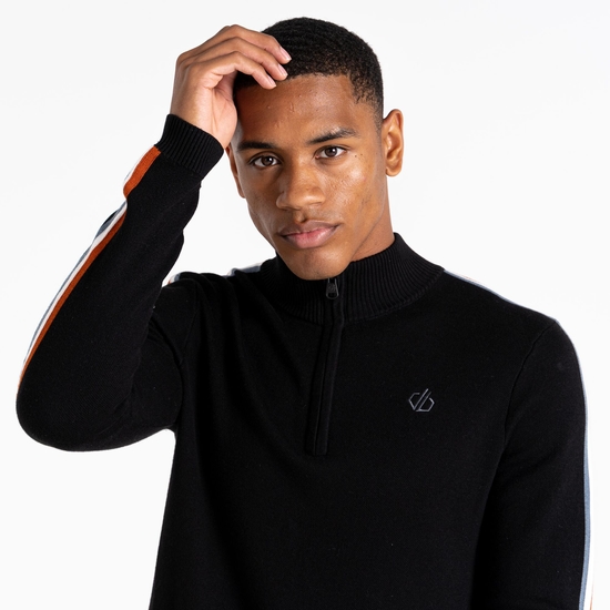 Men's Dutiful II Half Zip Sweater Black