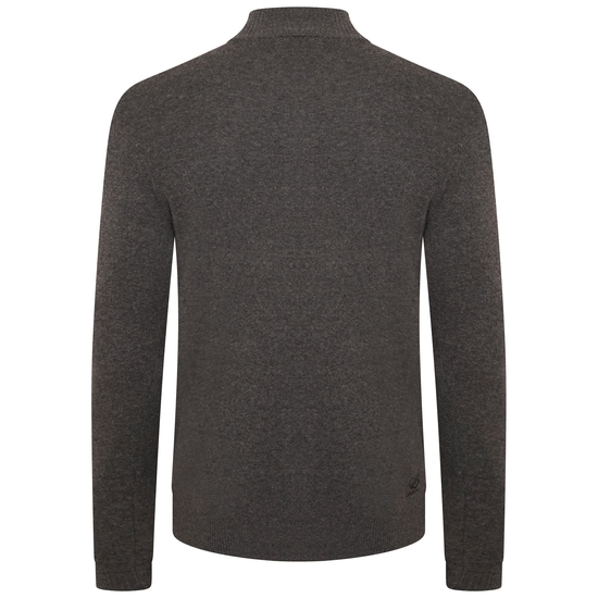 Pull zippé à moitié Homme DUTIFUL II Gris