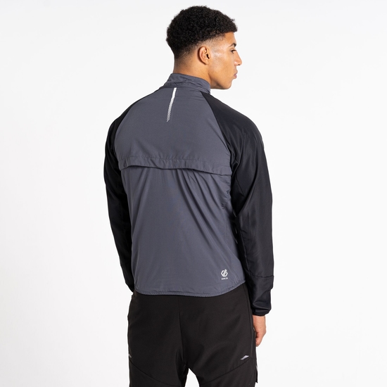 Men's Oxidate Lightweight Windshell Jacket Black & Ebony