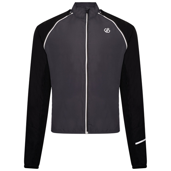 Men's Oxidate Lightweight Windshell Jacket Black & Ebony