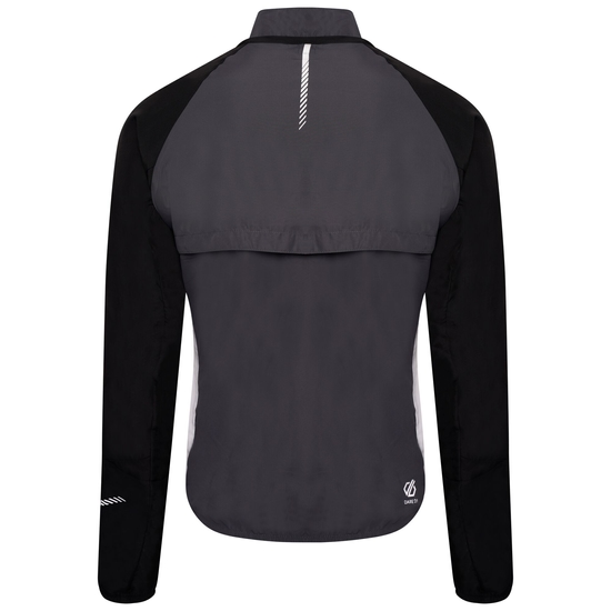 Men's Oxidate Lightweight Windshell Jacket Black & Ebony
