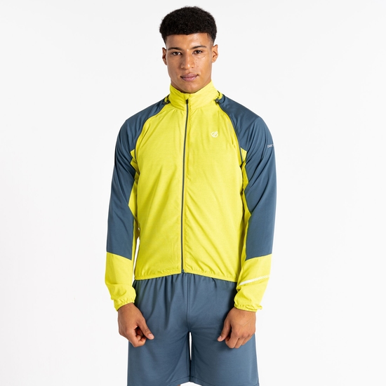 Men's Oxidate Lightweight Windshell Jacket Neon Spring