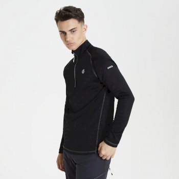 Interfused Core Herren Stretch Shirt Reißverschluss Clementine Ebenholz Interfused Core Herren Stretch Shirt Reißverschluss Clementine Ebenholz