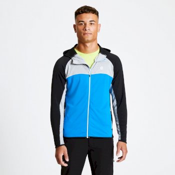 The Jenson Button Edit - Ratified II Full Zip Hooded Core Stretch Midlayer Athletic Blue Black