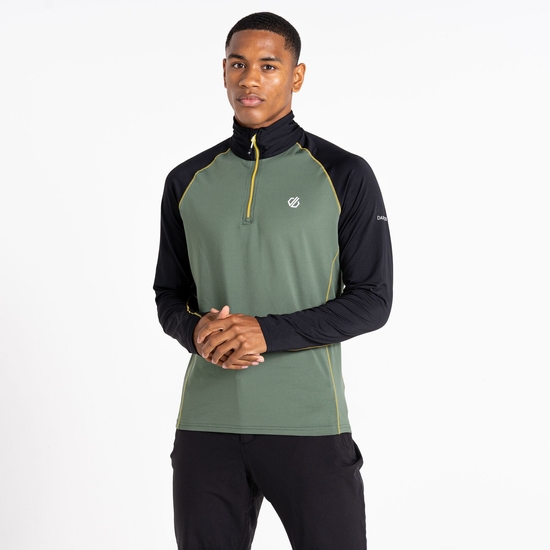 Men's Interfused II Recycled Lightweight Core Stretch Midlayer Duck Green