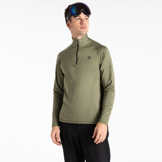 Men's Fuse Up II Recycled Lightweight Core Stretch Midlayer Olivine Green