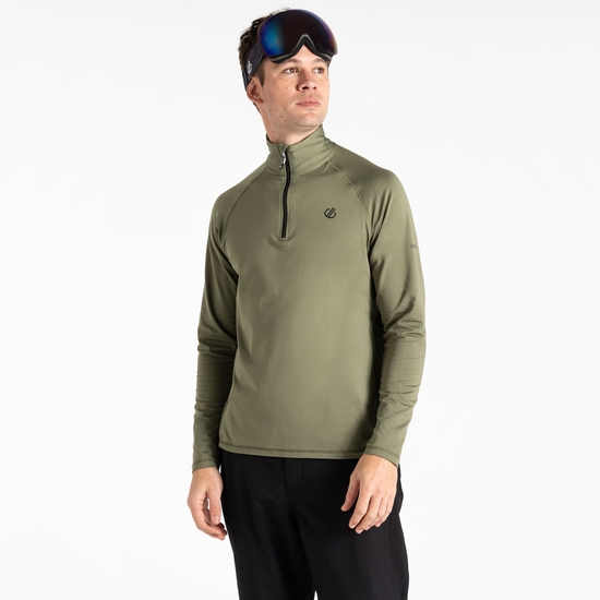 Sous-couche Homme stretch extensible et légère FUSE UP II Olive Verte
