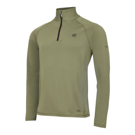Sous-couche Homme stretch extensible et légère FUSE UP II Olive Verte