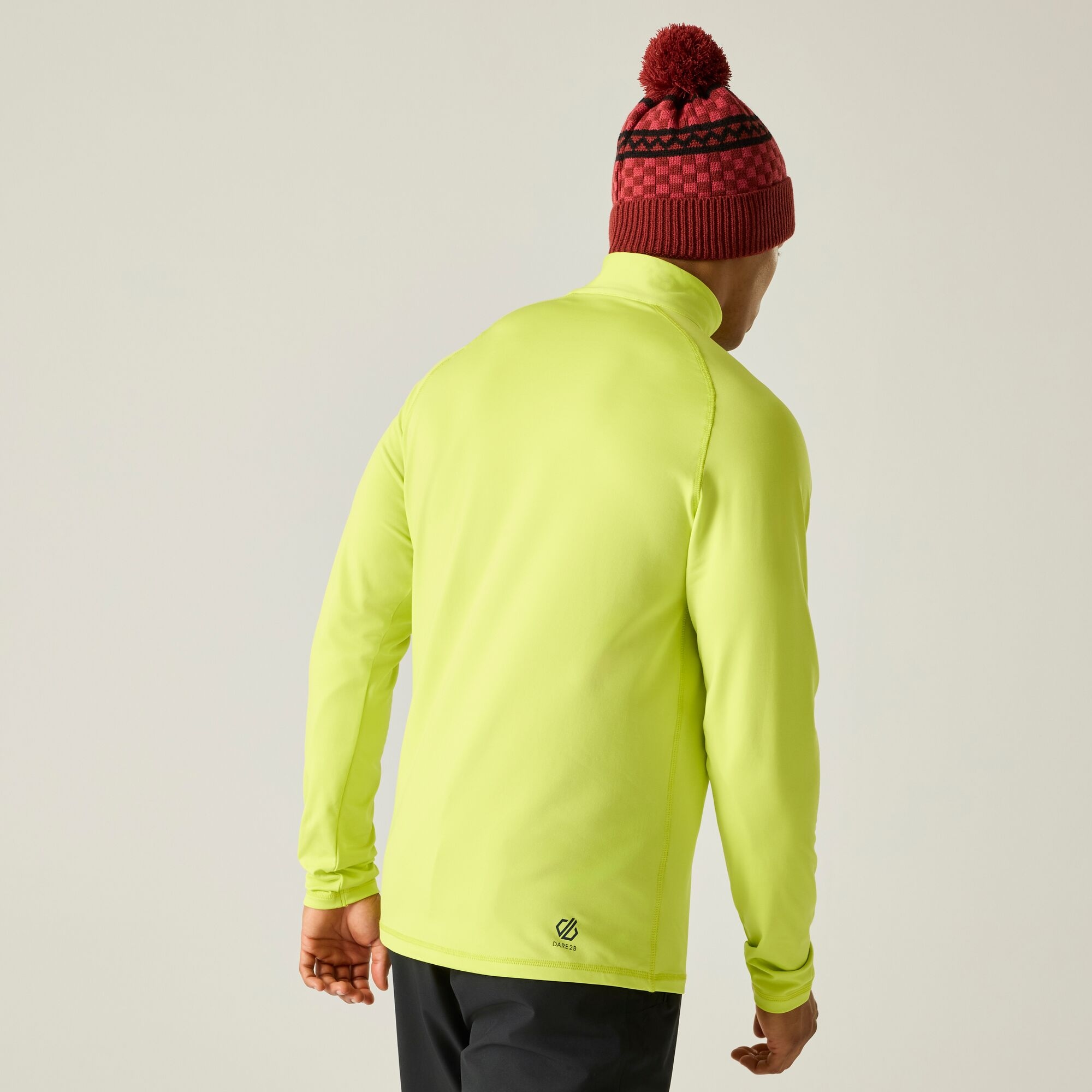 Dare2b Men's Fuse Up Ii Core Stretch Midlayer: : :, Colour: Wild Lime Large - Outdoor Action - Image 2