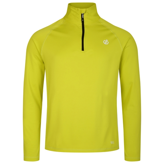 Men's Fuse Up II Recycled Lightweight Core Stretch Midlayer Neon Spring Yellow 