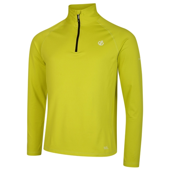 Men's Fuse Up II Lightweight Core Stretch Midlayer Neon Spring Yellow 