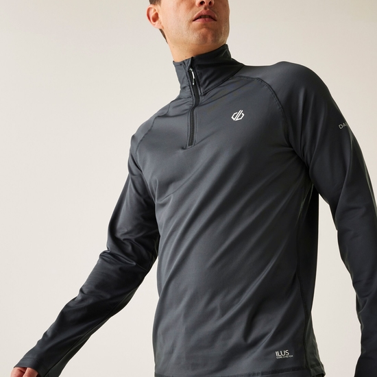 Herren Fuse Up II Core-Stretch-Midlayer Grau