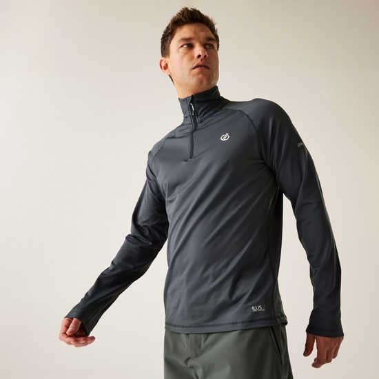 Men's Fuse Up II Lightweight Core Stretch Midlayer Ebony Grey