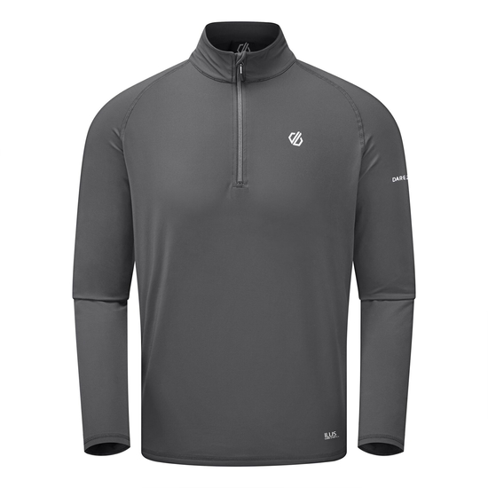 Men's Fuse Up II Recycled Lightweight Core Stretch Midlayer Ebony Grey