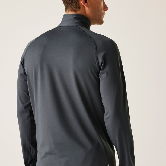 Men's Fuse Up II Recycled Lightweight Core Stretch Midlayer Ebony Grey