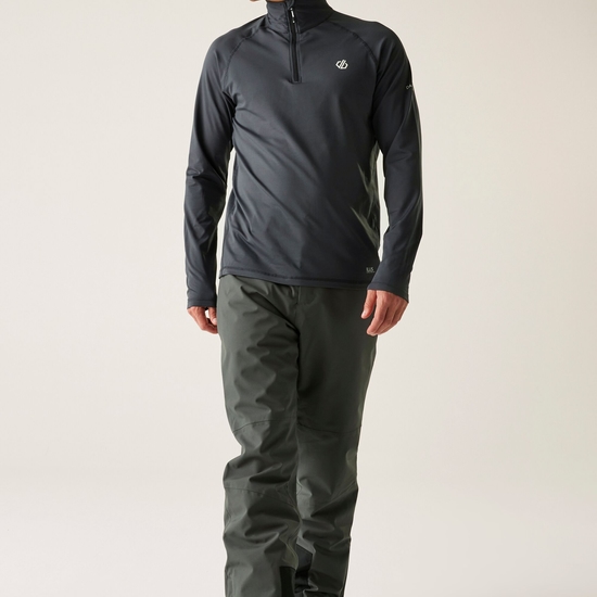 Men's Fuse Up II Recycled Lightweight Core Stretch Midlayer Ebony Grey