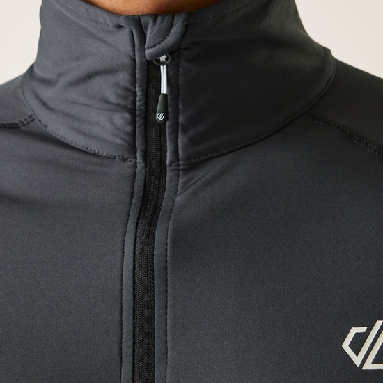 Men's Fuse Up II Recycled Lightweight Core Stretch Midlayer Ebony Grey