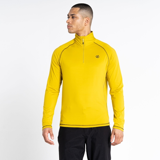 Men's Fuse Up II Recycled Lightweight Core Stretch Midlayer Moss Yellow