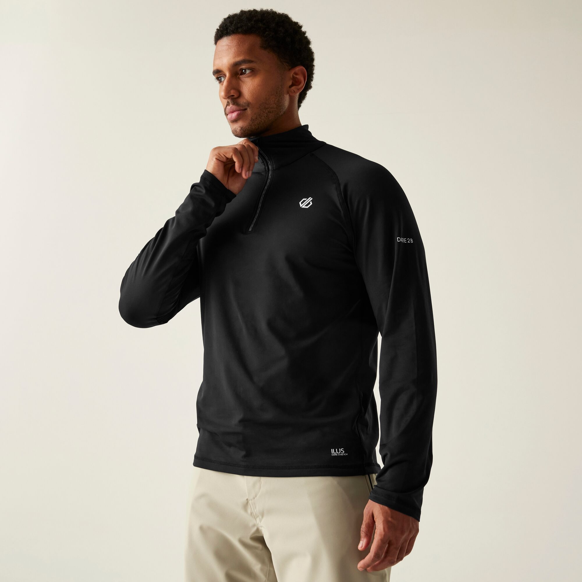 Dare 2B Men's Black Fuse Up Ii Core Stretch Midlayer Size: 7XL