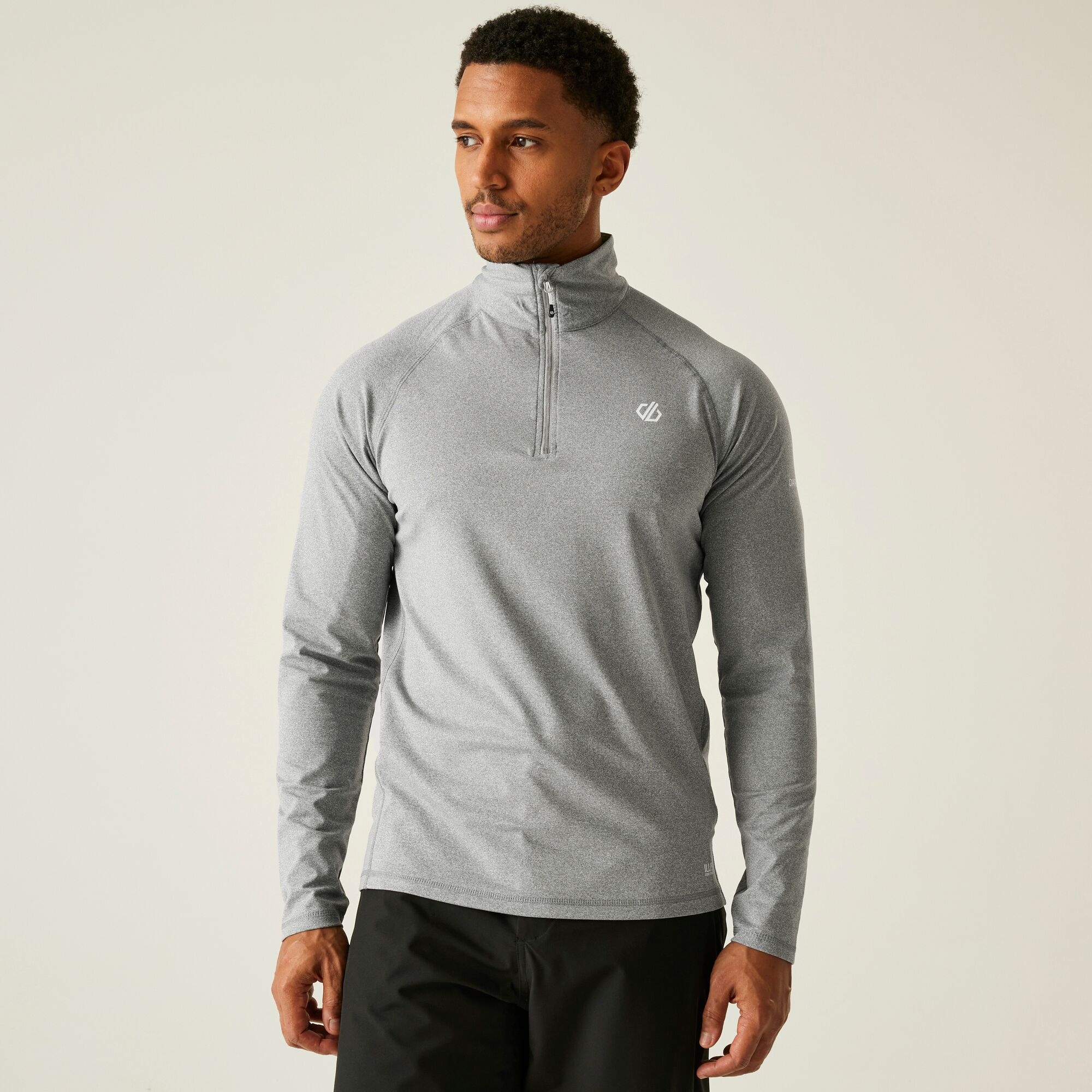 Dare 2B Men's Grey Fuse Up Ii Core Stretch Midlayer Size: Xl